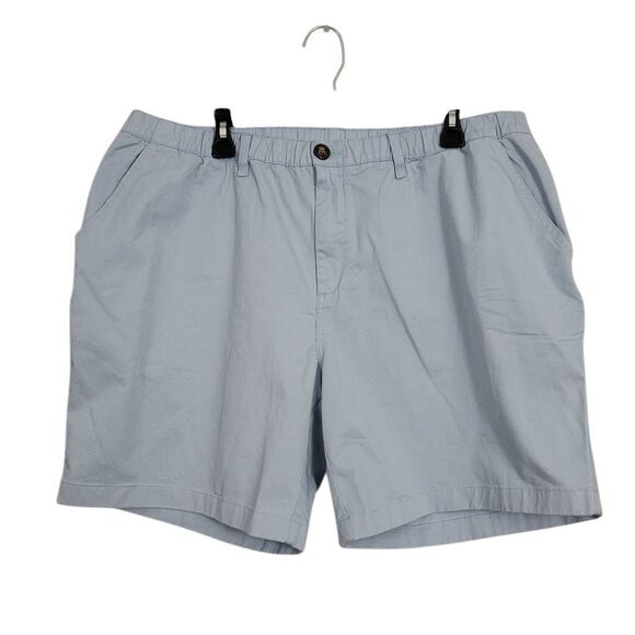 Chubbies Classic Light Blue 7” Chino Shorts Sz XXL Elastic Waist Summer Preppy - Picture 1 of 9